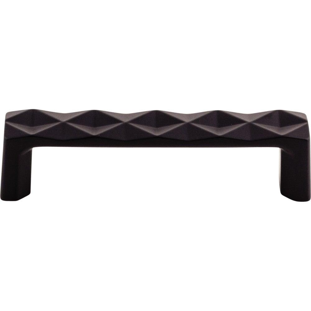 Quilted Pull by Top Knobs - Flat Black - New York Hardware