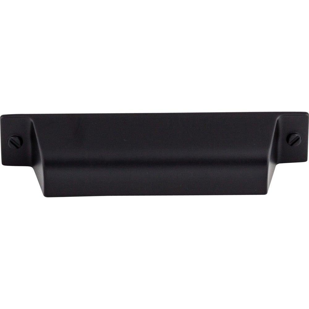 Channing Cup Pull by Top Knobs - Flat Black - New York Hardware