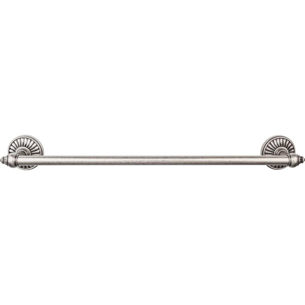 Tuscany Bath Single Towel Bar by Top Knobs - Antique Pewter - New York Hardware