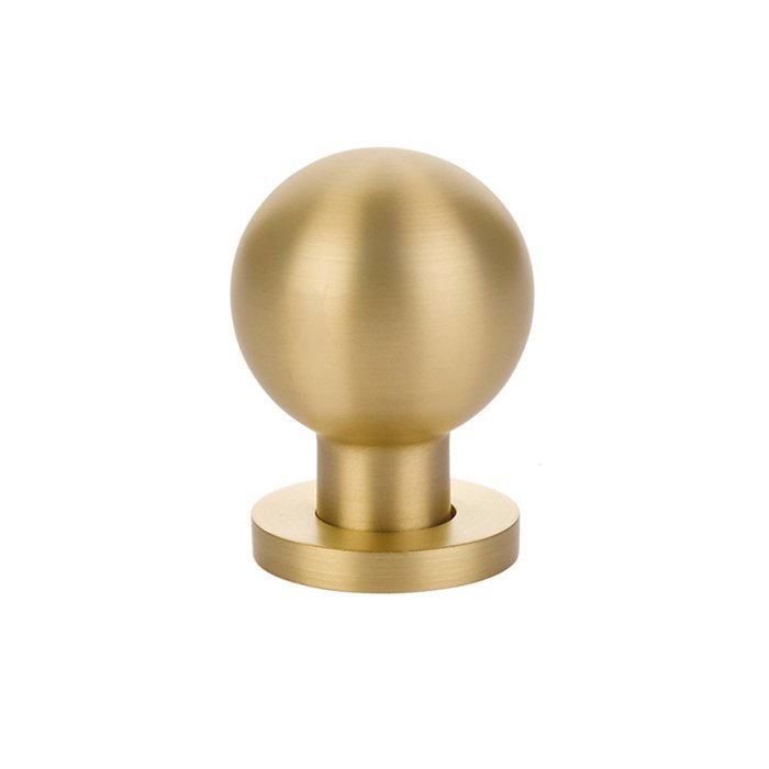Globe Knob by Emtek Hardware - 1" - Satin Brass - New York Hardware
