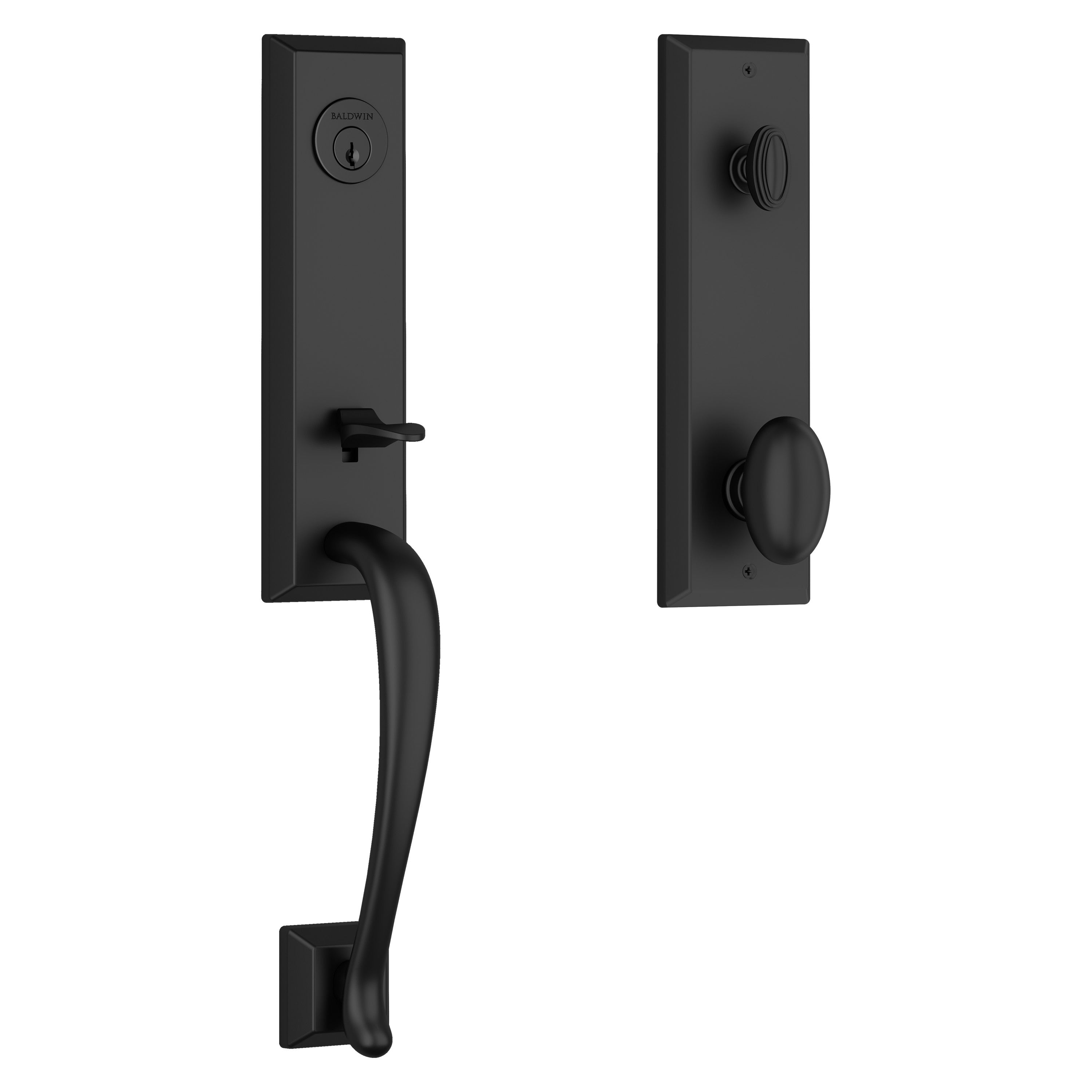 Baldwin Reserve Del Mar Handleset With Round Knob