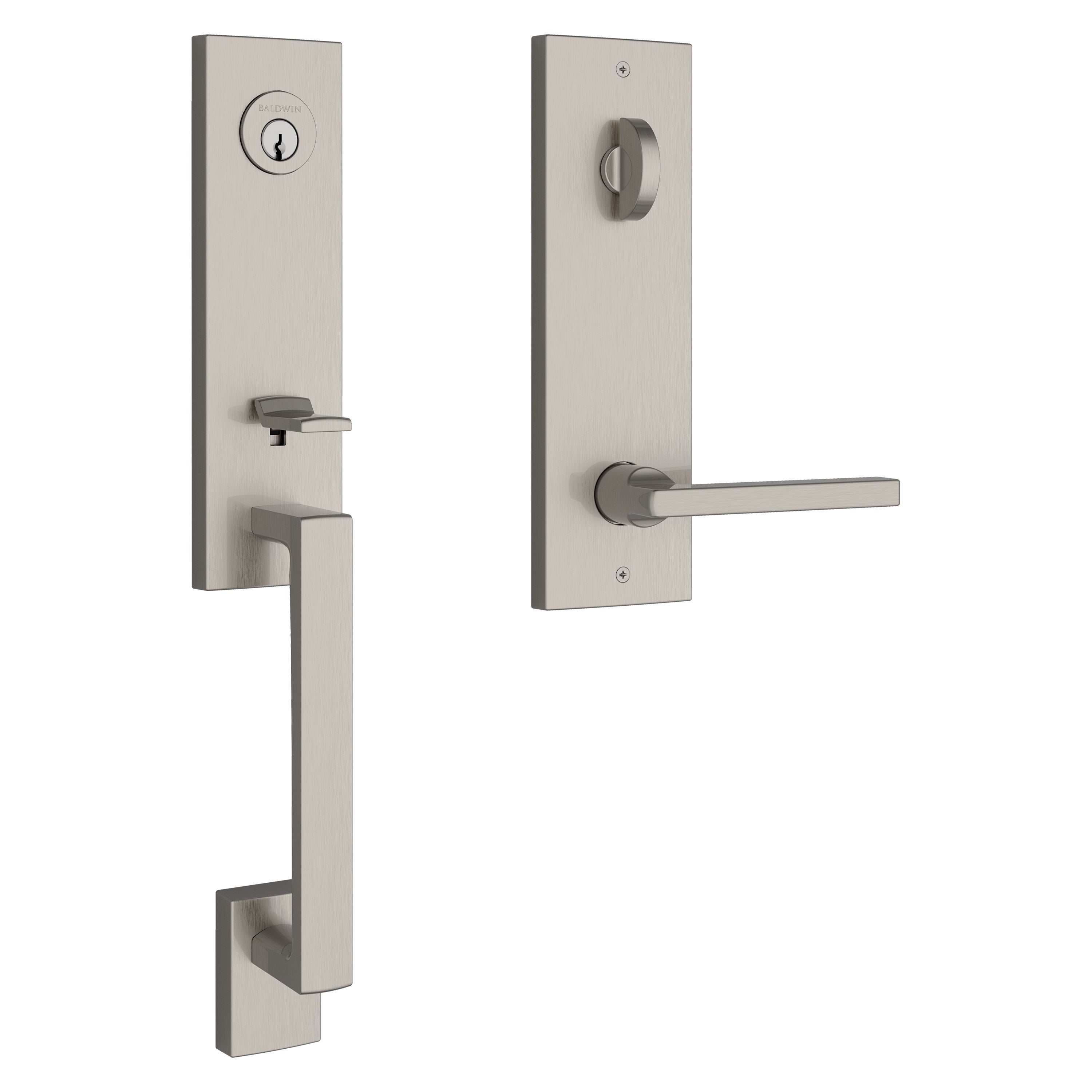 Baldwin Reserve Seattle Handleset With Square Lever