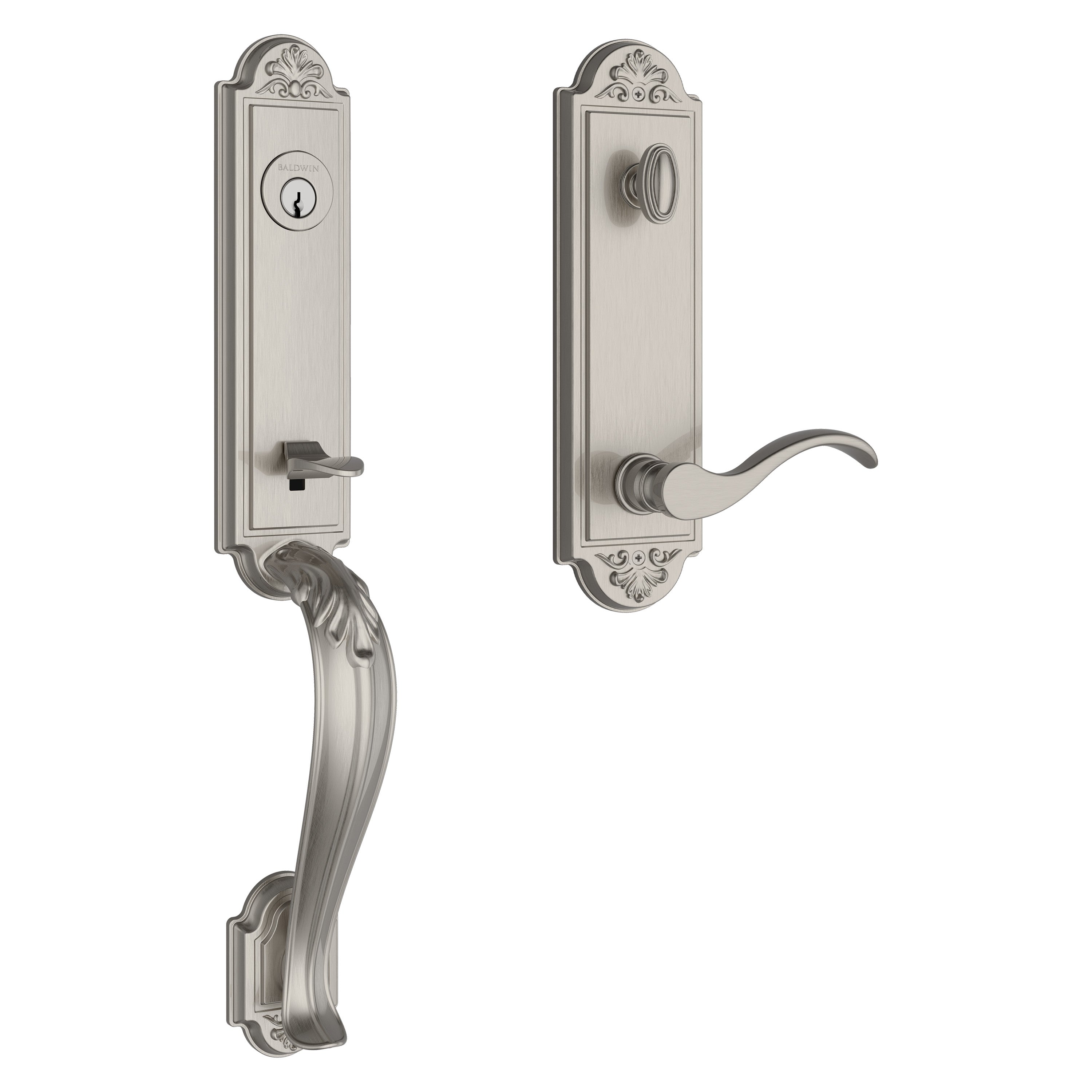 Baldwin Reserve Elizabeth Handleset With Curve Lever