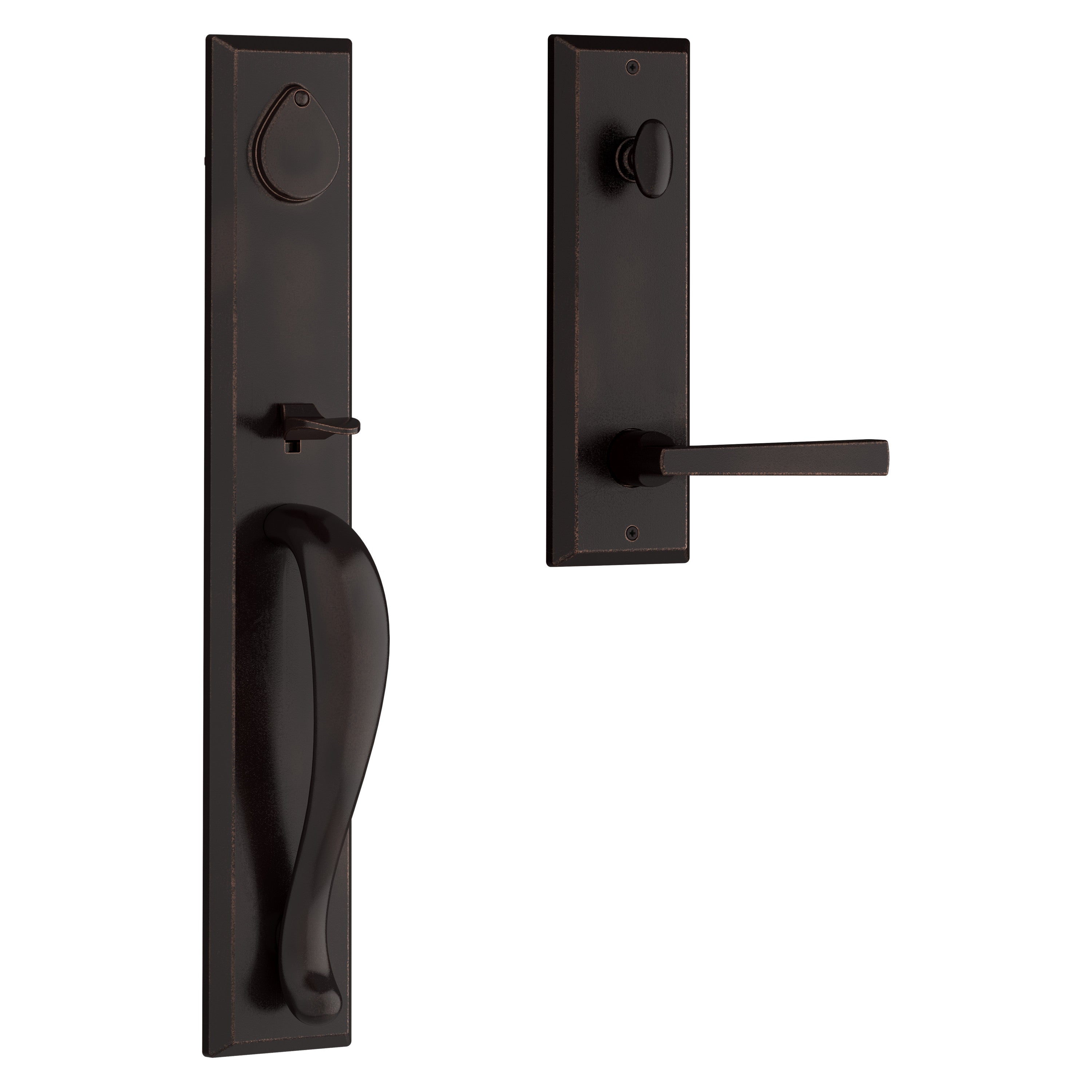 Baldwin Reserve Longview Handleset With Taper Lever