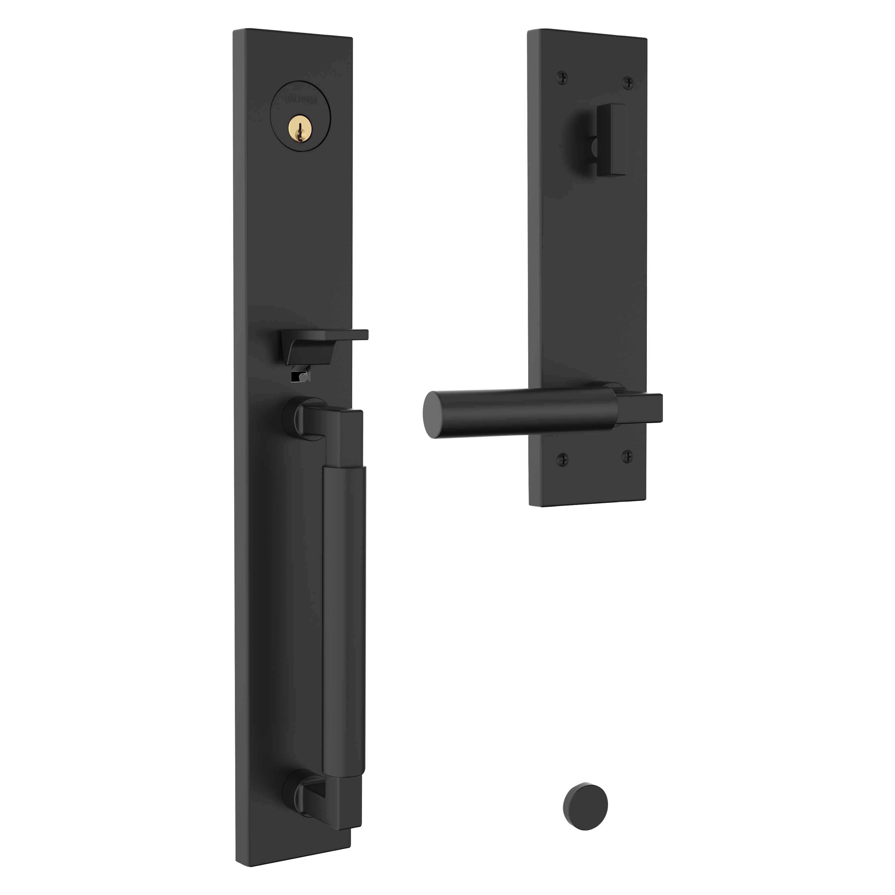 Baldwin Gramercy Egress Entrance Handleset with L029 Lever