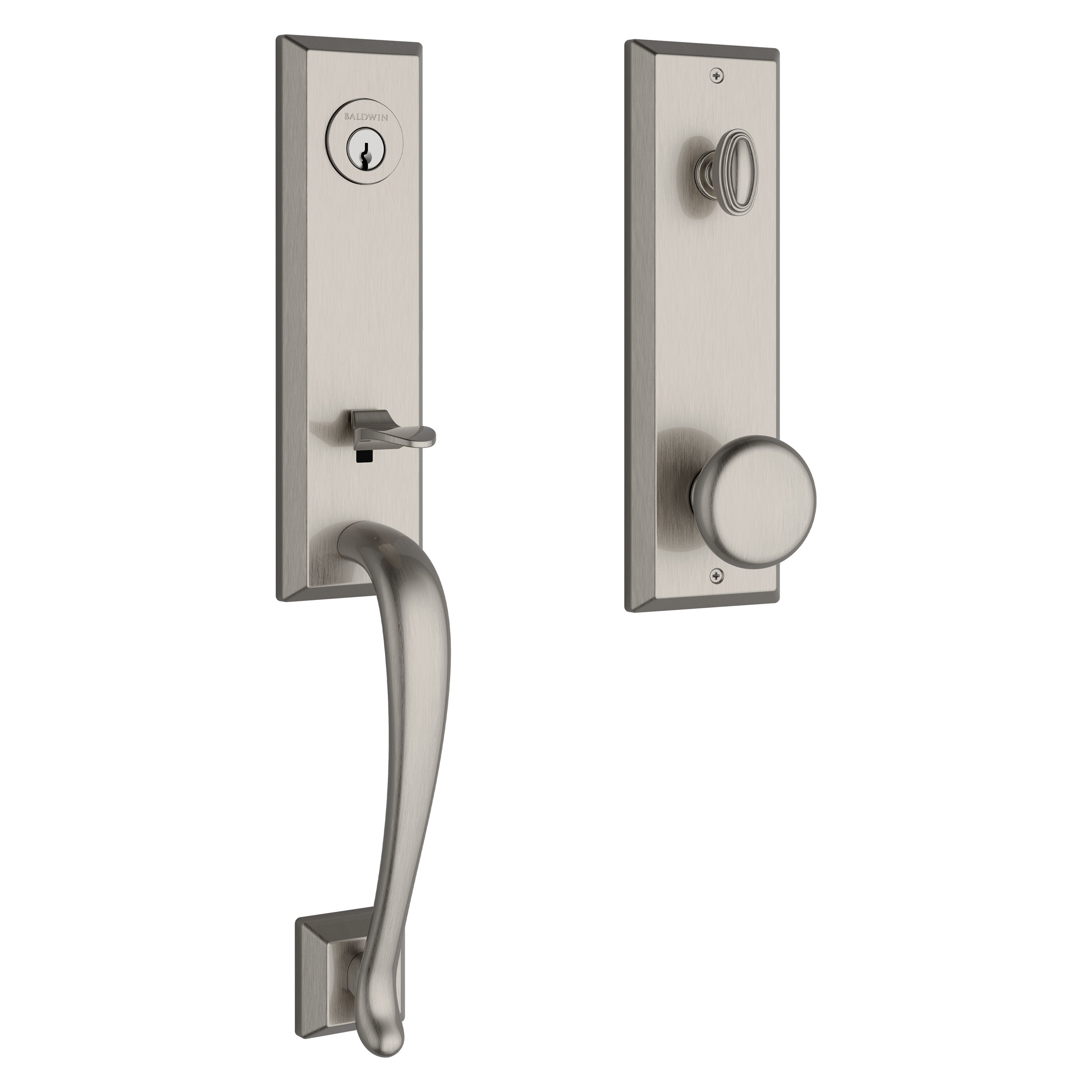 Baldwin Reserve Del Mar Handleset With Round Knob