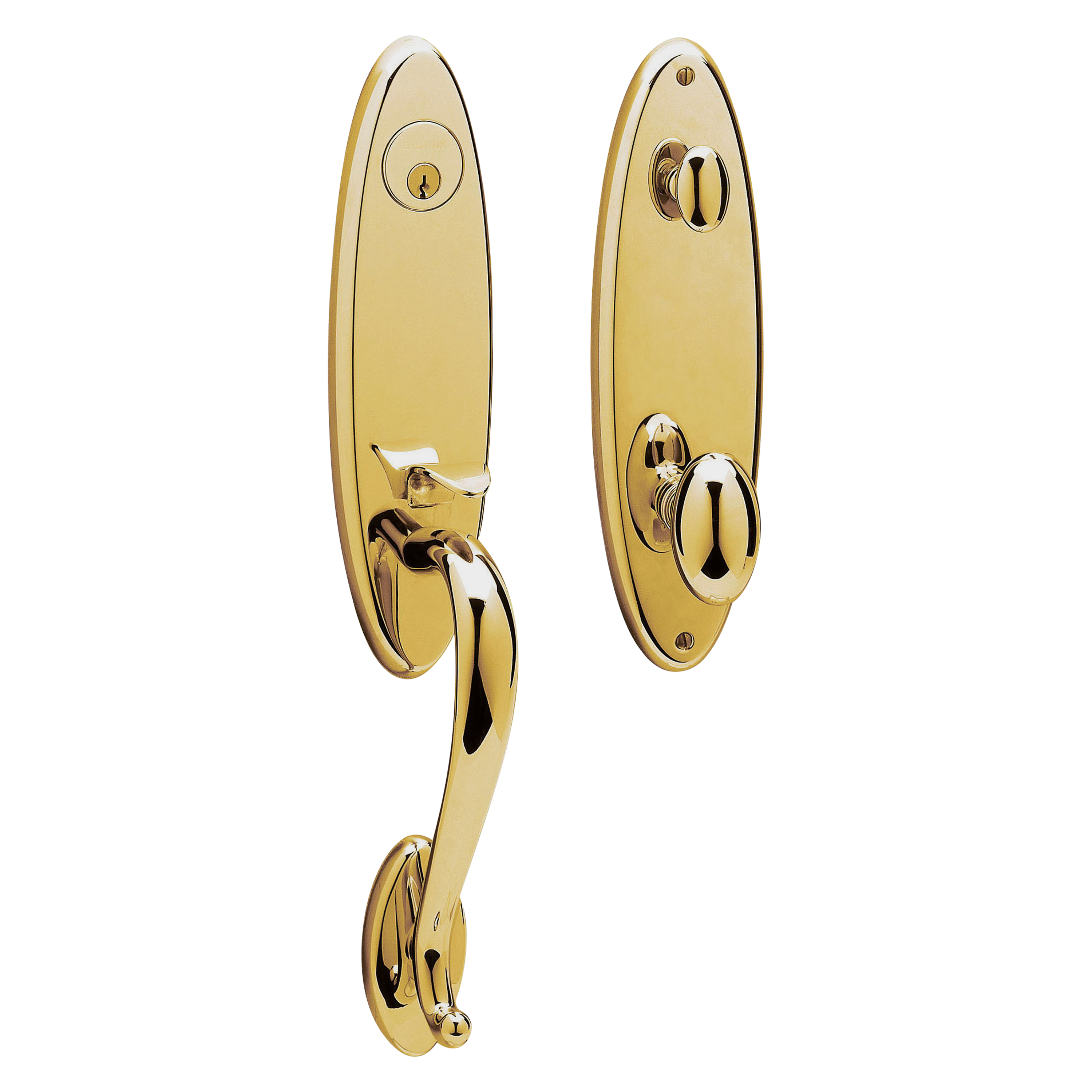 Baldwin Blakely Single Cylinder Handleset with 5025 Egg Knob