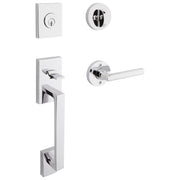 Baldwin Reserve La Jolla Single Cylinder Handleset With Tube Lever