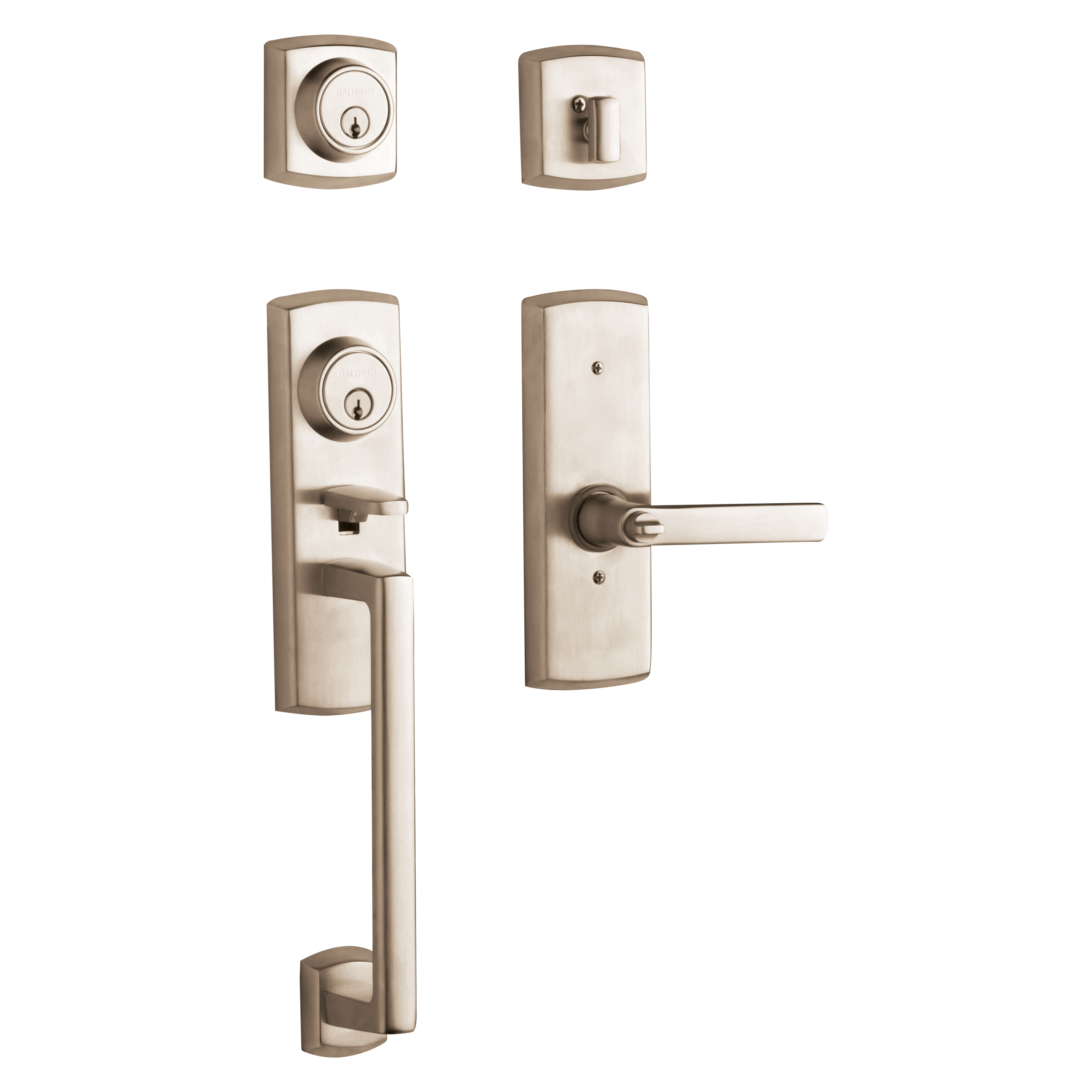 Baldwin Soho 2-Point Handleset with Soho Lever