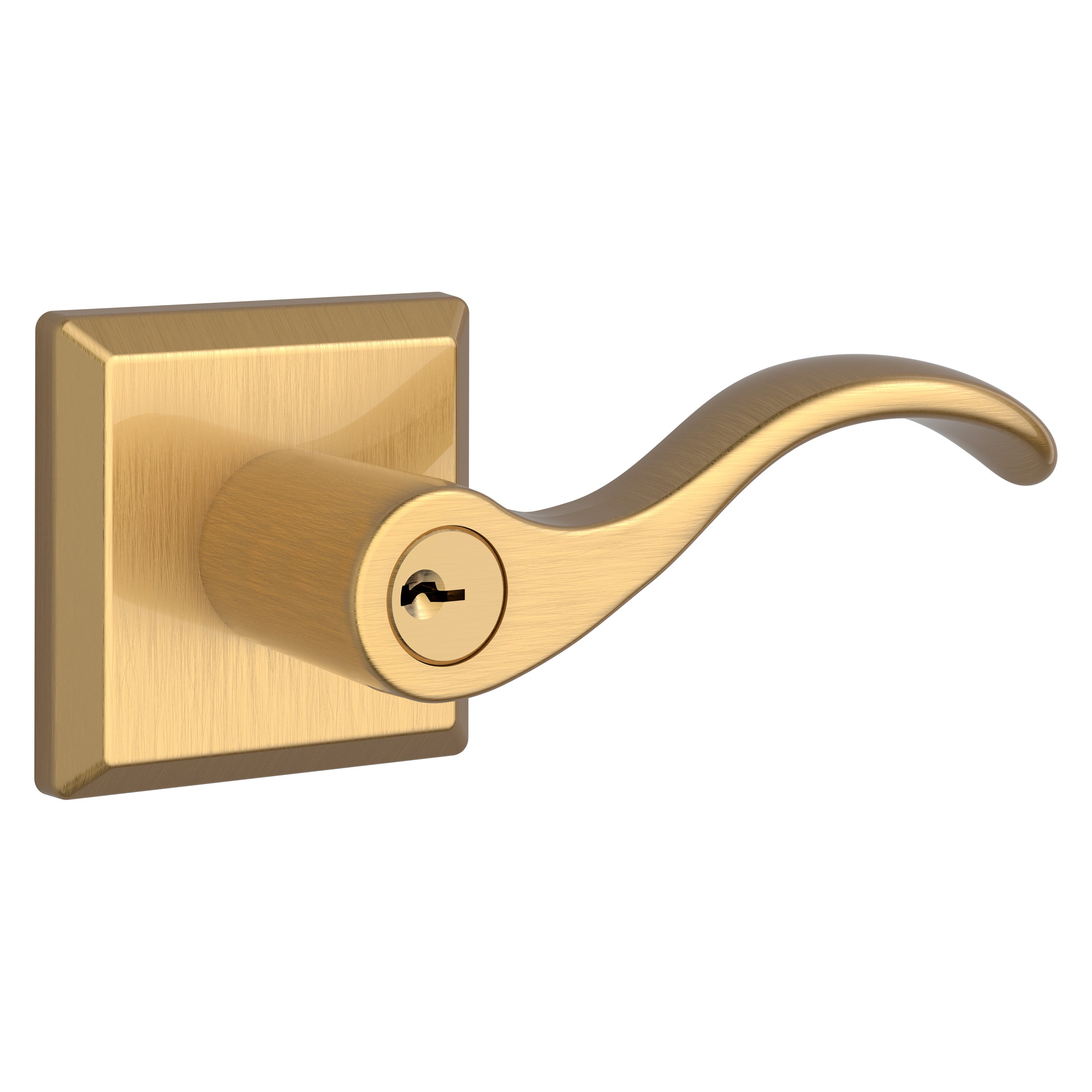 Baldwin Reserve Keyed Curve Lever Set