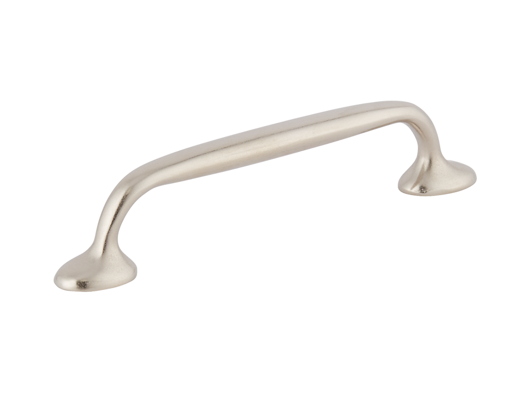 Bakes Cabinet Handle by Armac Martin - 102mm - Barrelled Nickel Plate