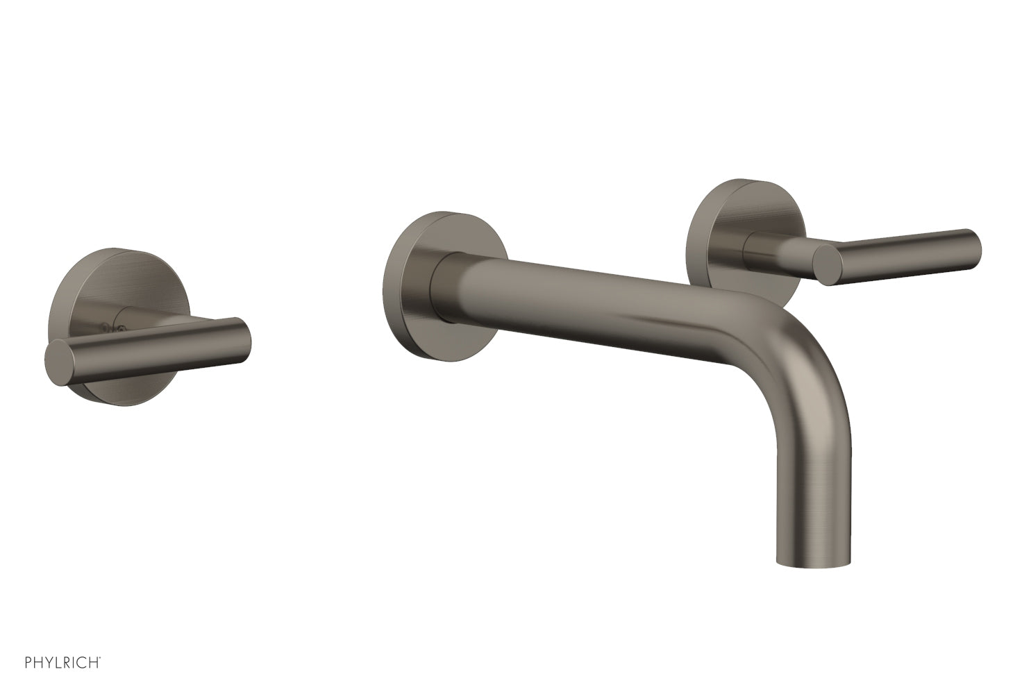 Phylrich TRANSITION Wall Lavatory Set 7 1/2" Spout Lever Handles