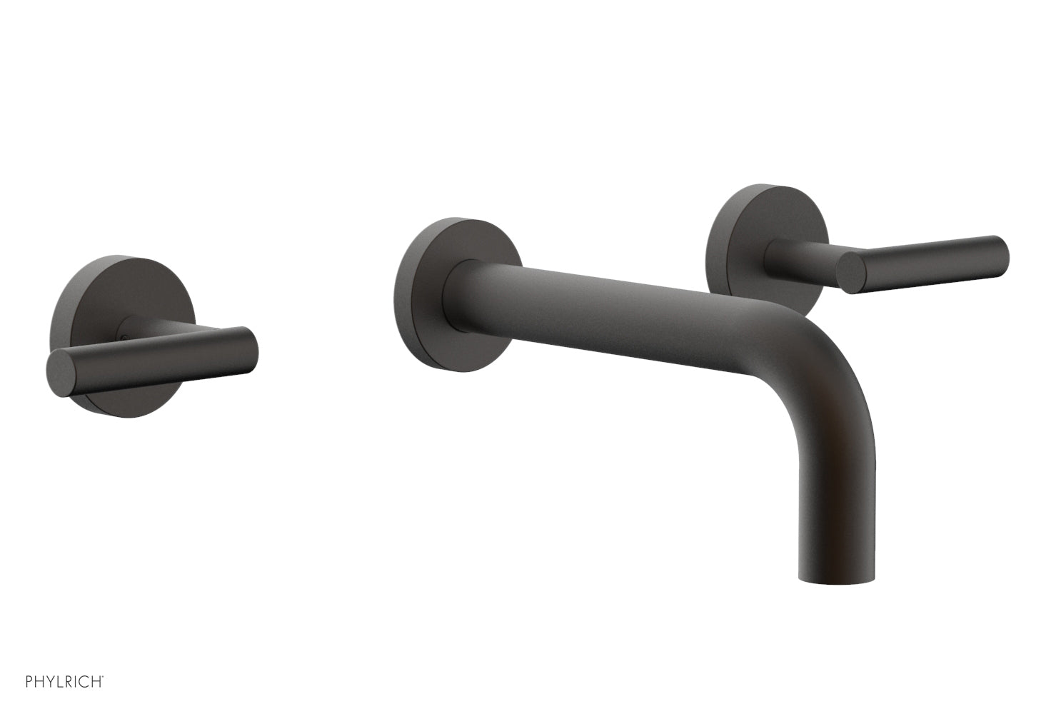 Phylrich TRANSITION Wall Lavatory Set 7 1/2" Spout Lever Handles