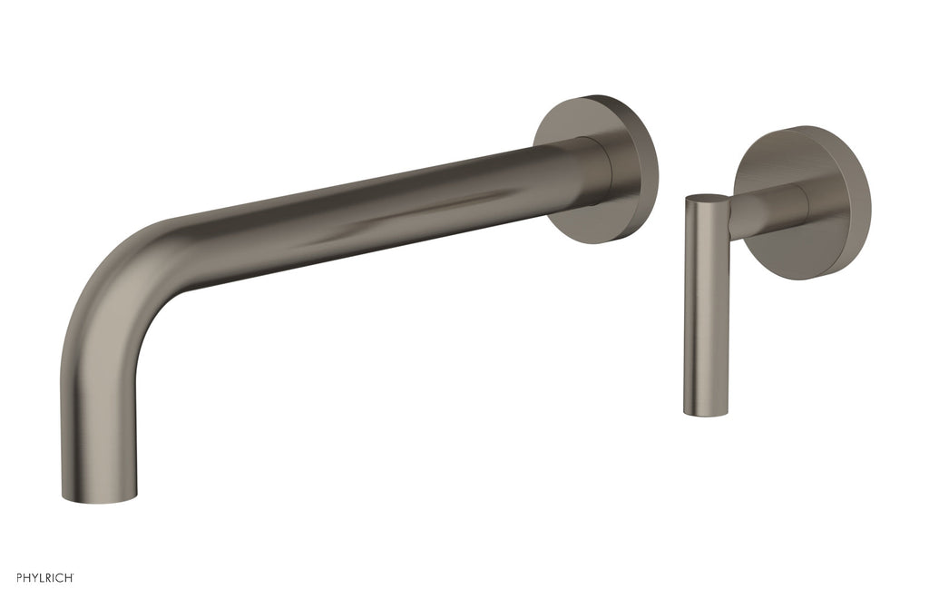 10" - Pewter - Transition Single Handle Wall Lavatory Set - Lever Handle 120-16-10 by Phylrich - New York Hardware