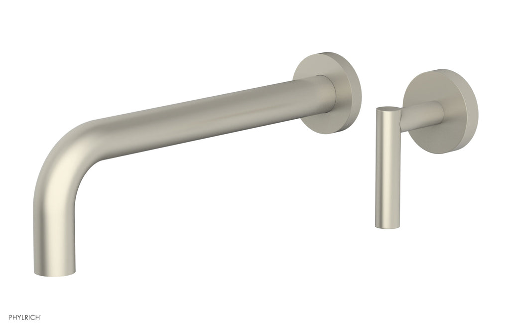 10" - Burnished Nickel - Transition Single Handle Wall Lavatory Set - Lever Handle 120-16-10 by Phylrich - New York Hardware