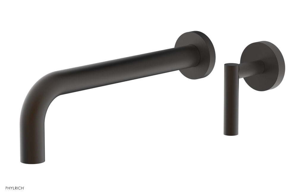 10" - Oil Rubbed Bronze - Transition Single Handle Wall Lavatory Set - Lever Handle 120-16-10 by Phylrich - New York Hardware