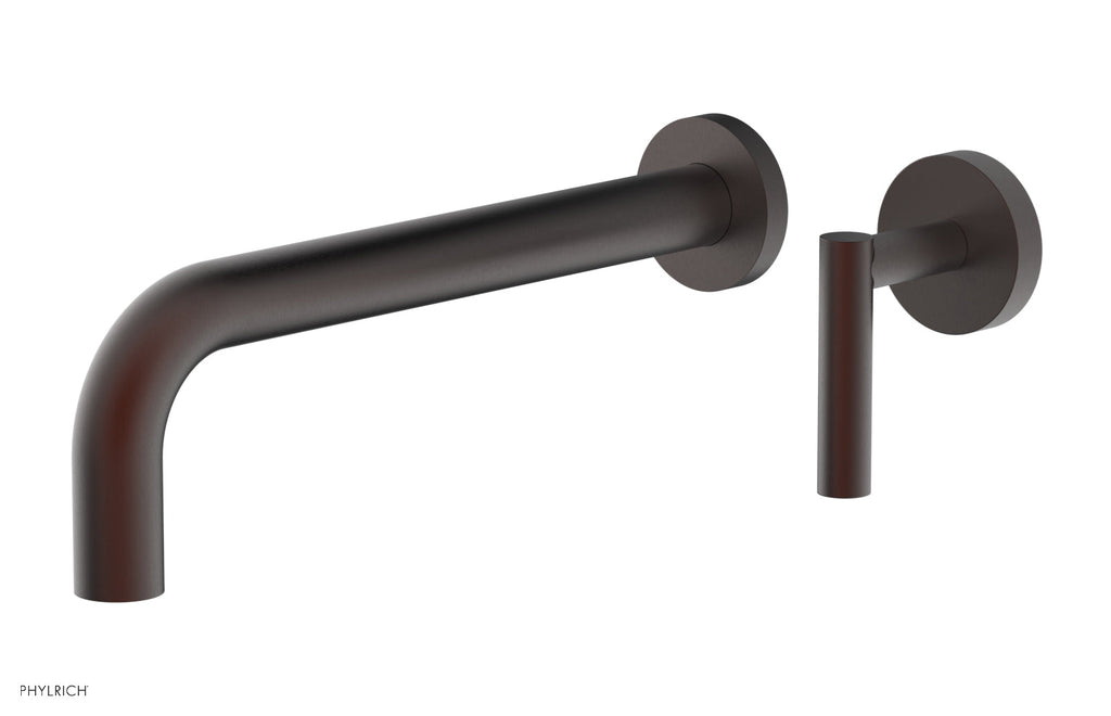 10" - Weathered Copper - Transition Single Handle Wall Lavatory Set - Lever Handle 120-16-10 by Phylrich - New York Hardware
