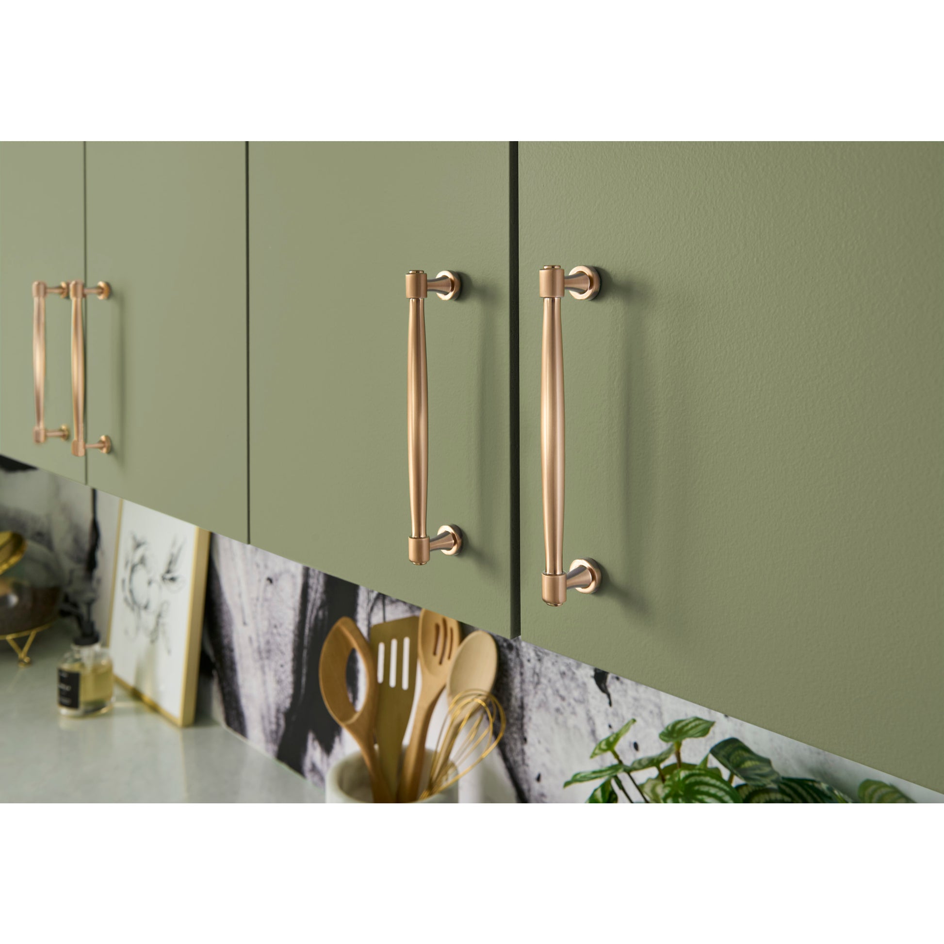 Jeffrey Alexander Jules Cabinet Pull Satin Bronze / 96 mm