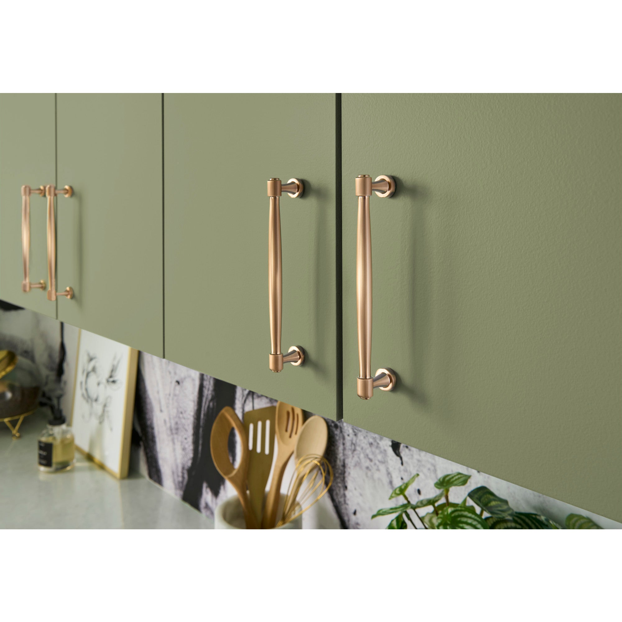 Jeffrey Alexander Jules Cabinet Pull Satin Bronze / 96 mm