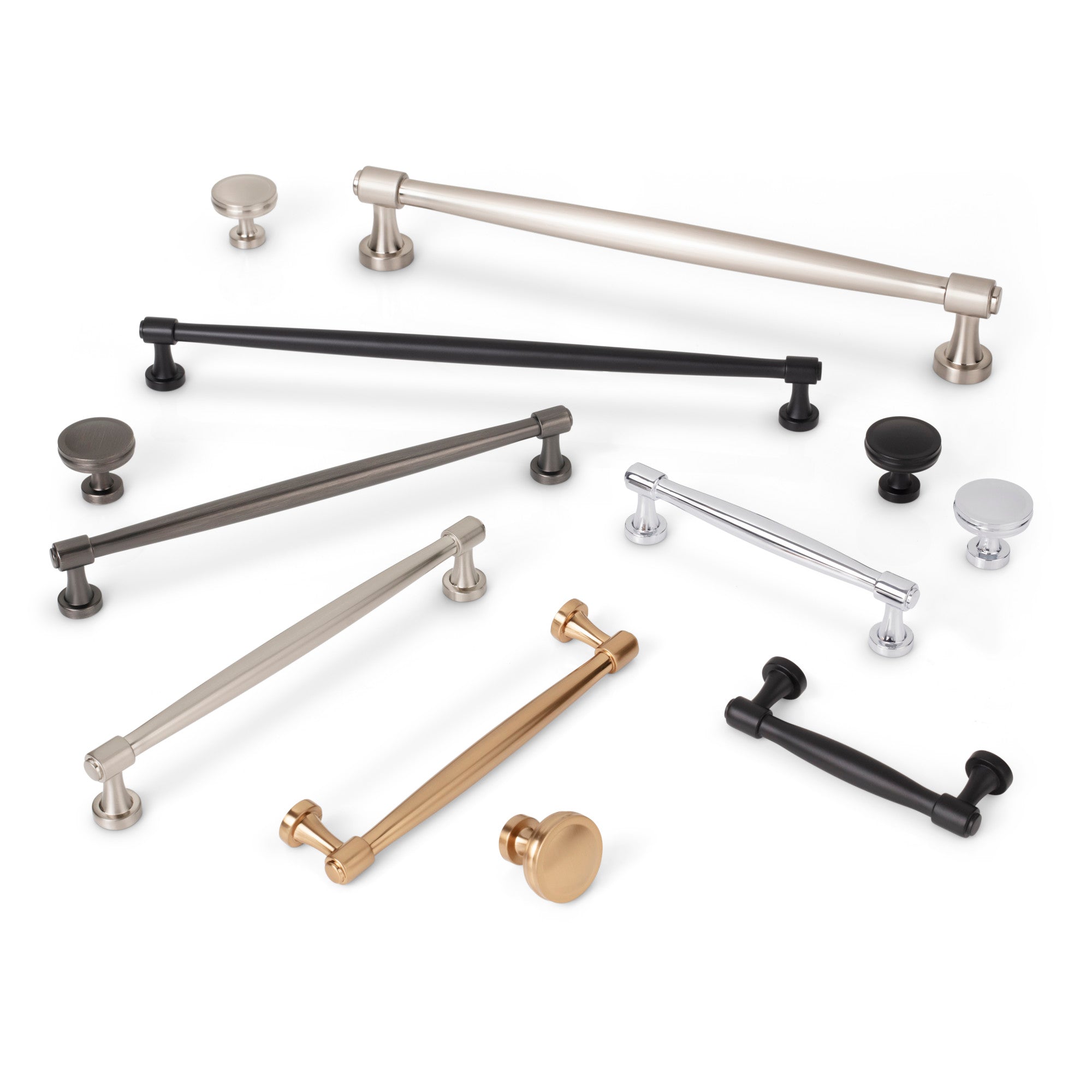 Jeffrey Alexander Jules Cabinet Knob Satin Nickel / 1-3/8"
