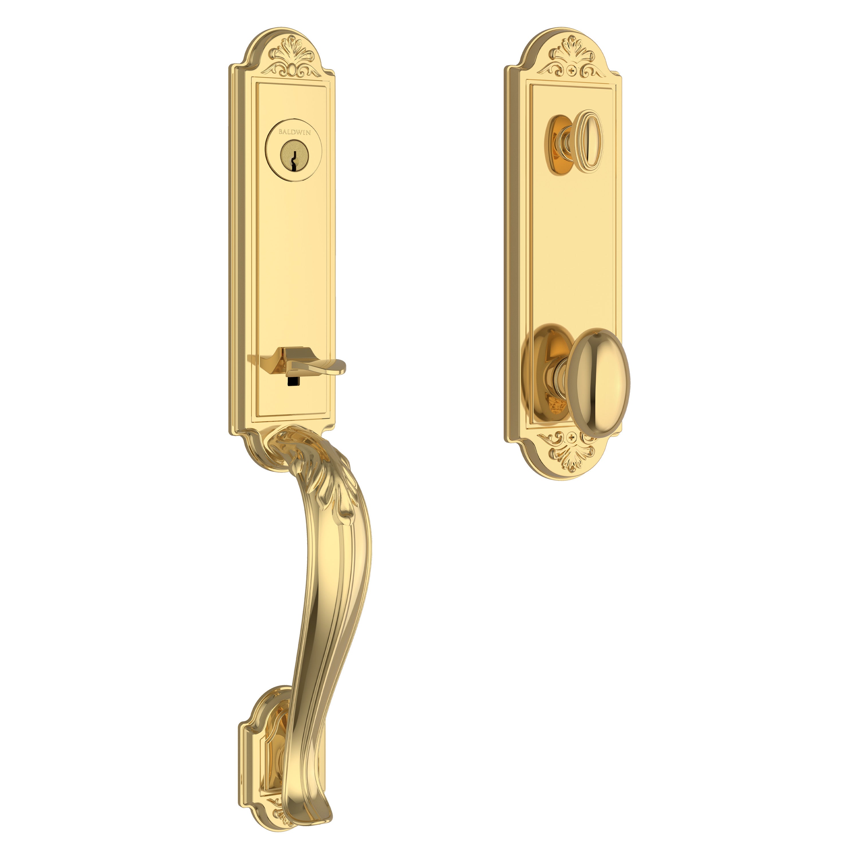 Baldwin Reserve Elizabeth Handleset With Ellipse Knob