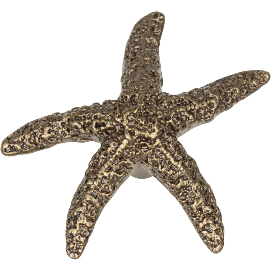 Starfish Knob by Atlas Burnished Bronze