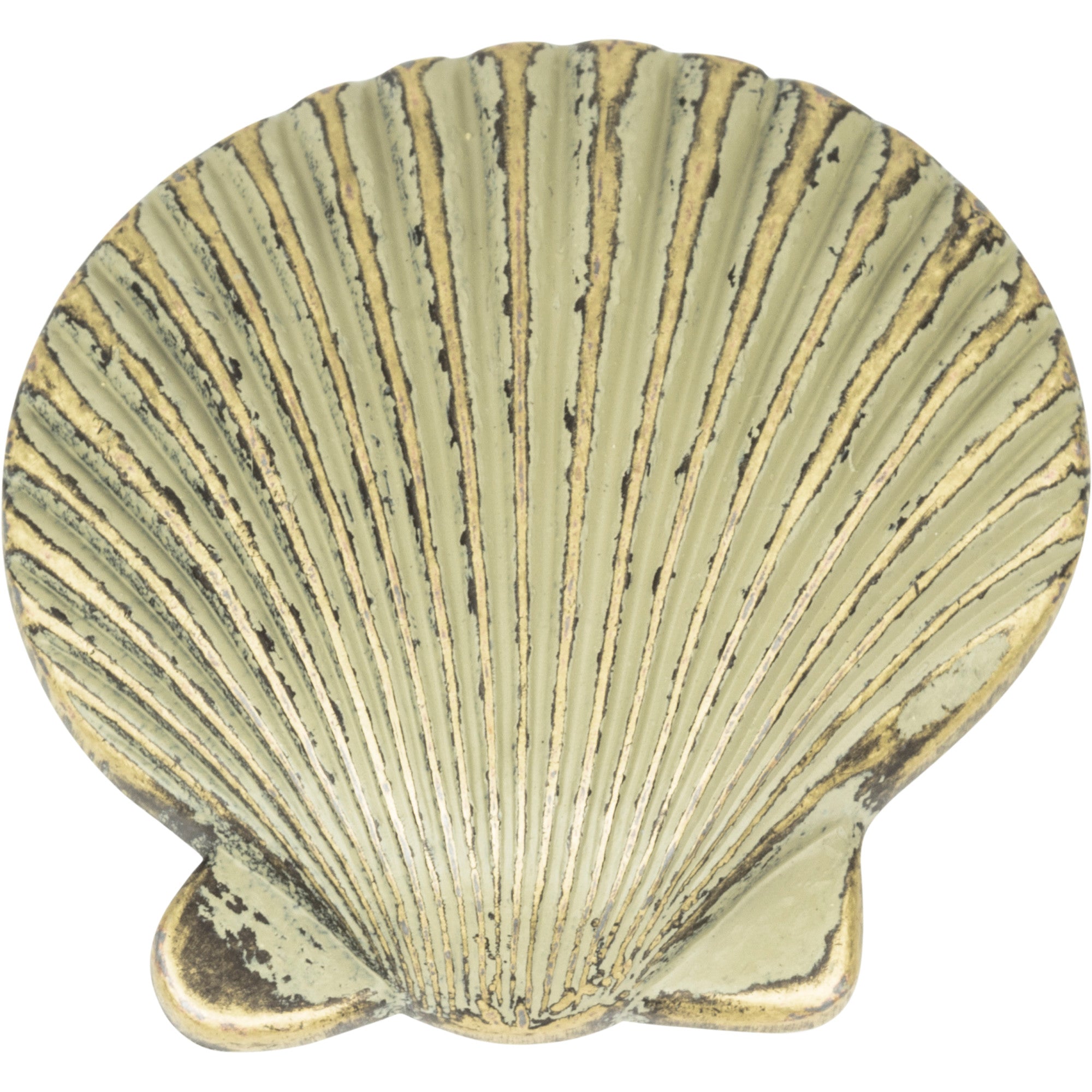 Clamshell Knob by Atlas Verdigris