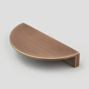 Croft Half Moon Cabinet Pull 120mm / Antique Brass