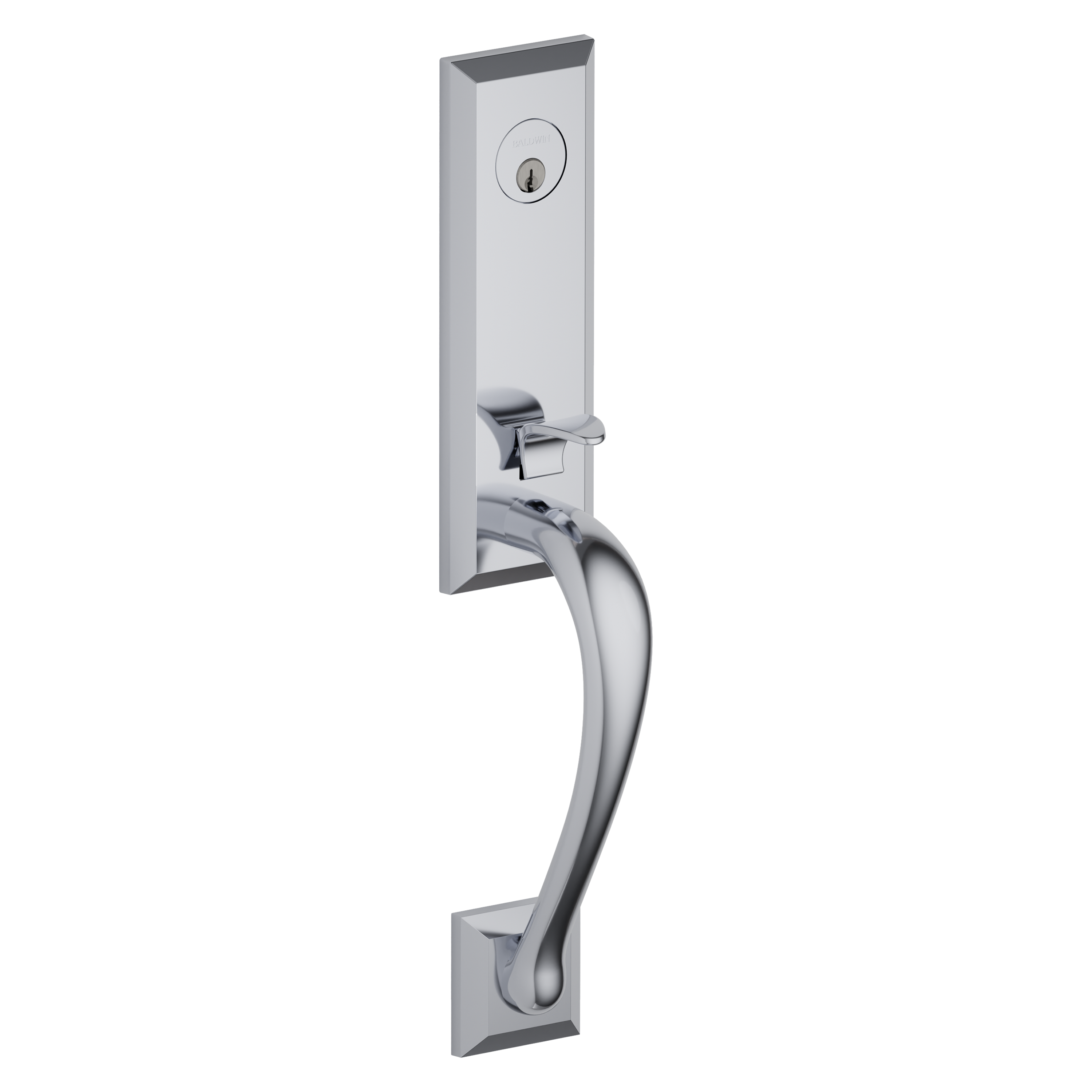 Baldwin Cody Single Cylinder Handleset with 5452V Beavertail Lever