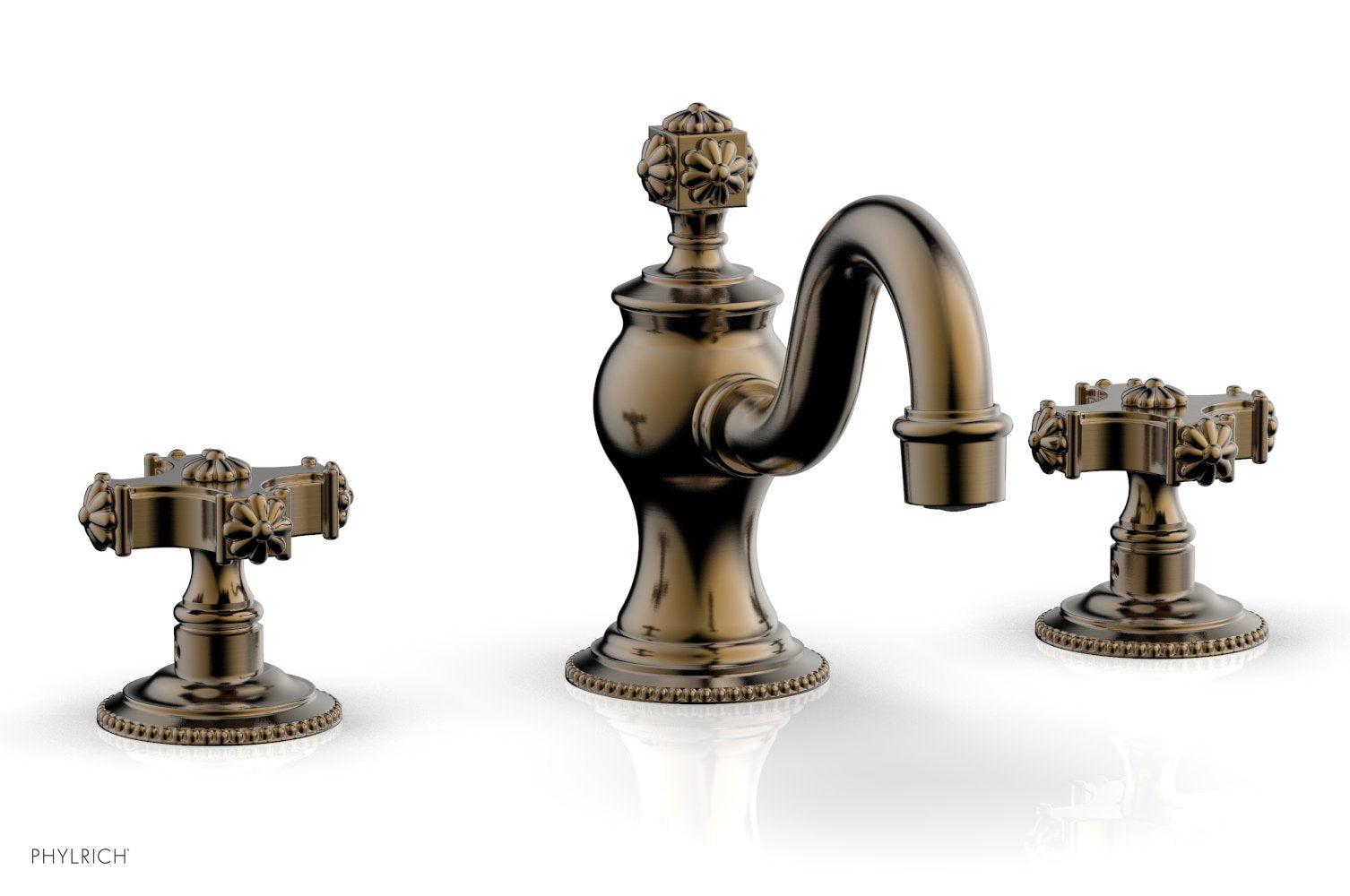 5-3/4" - Antique Bronze - MARVELLE Widespread Faucet 162-01 by Phylrich - New York Hardware