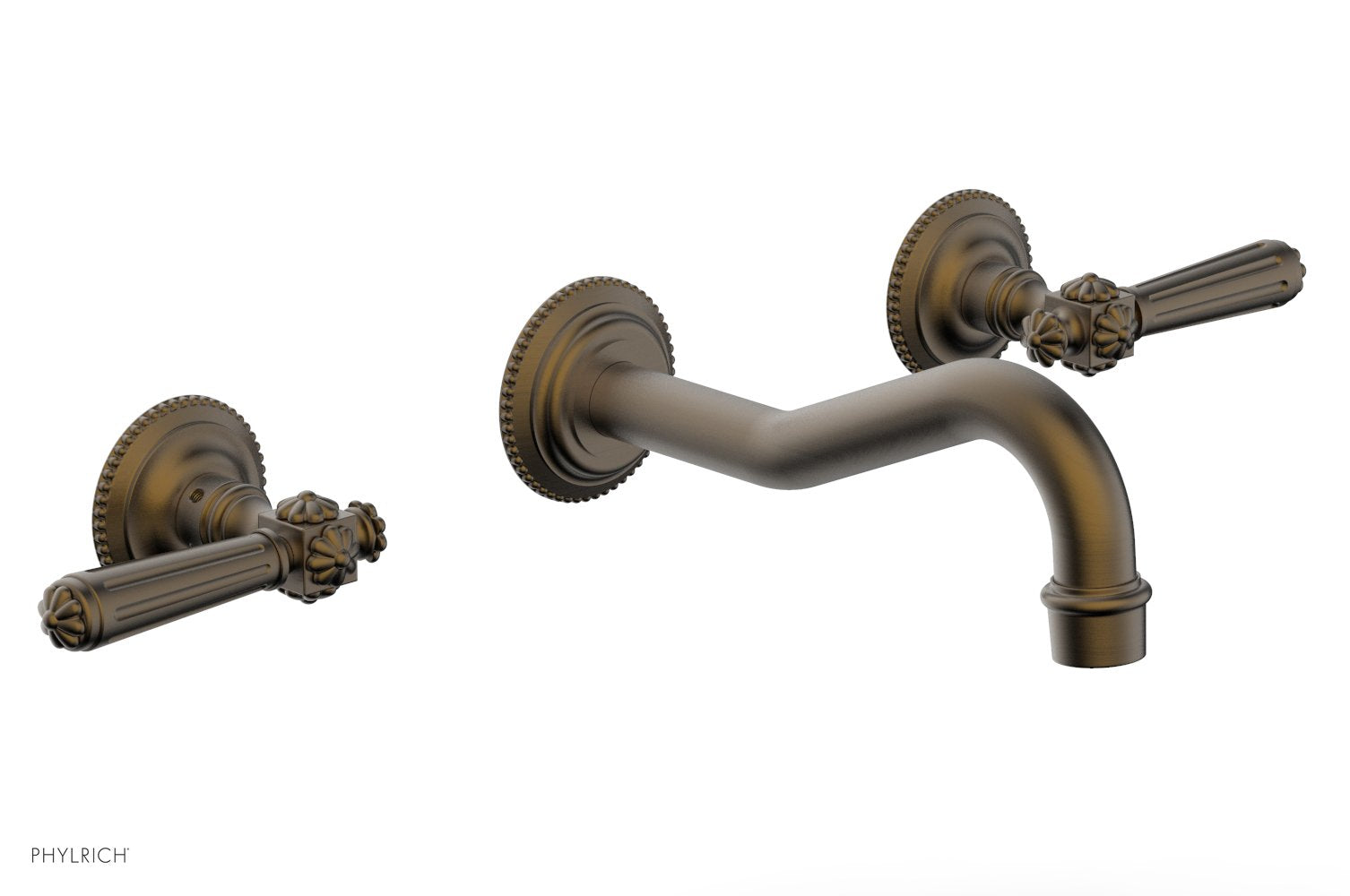 1-1/8" - Old English Brass - MARVELLE Wall Lavatory Set 162-12 by Phylrich - New York Hardware