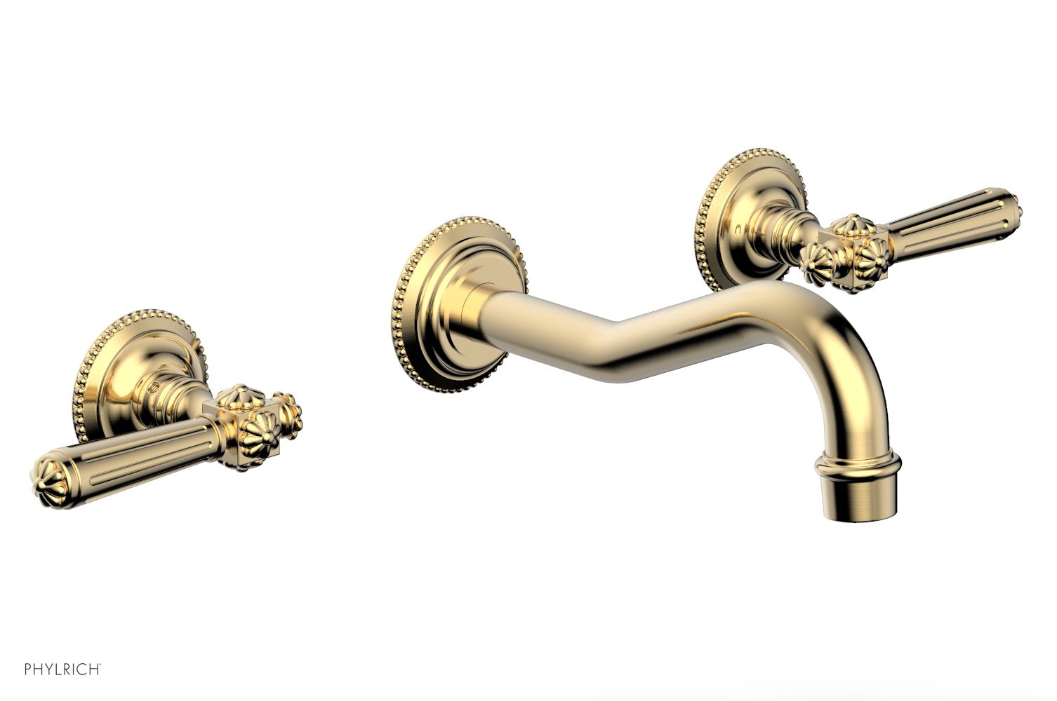 1-1/8" - Polished Nickel - MARVELLE Wall Lavatory Set 162-12 by Phylrich - New York Hardware