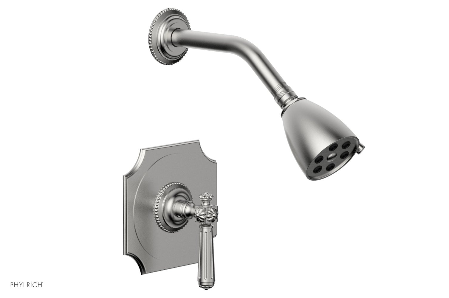 5" - Pewter - MARVELLE Pressure Balance Shower Set - Lever Handle 162-22 by Phylrich - New York Hardware