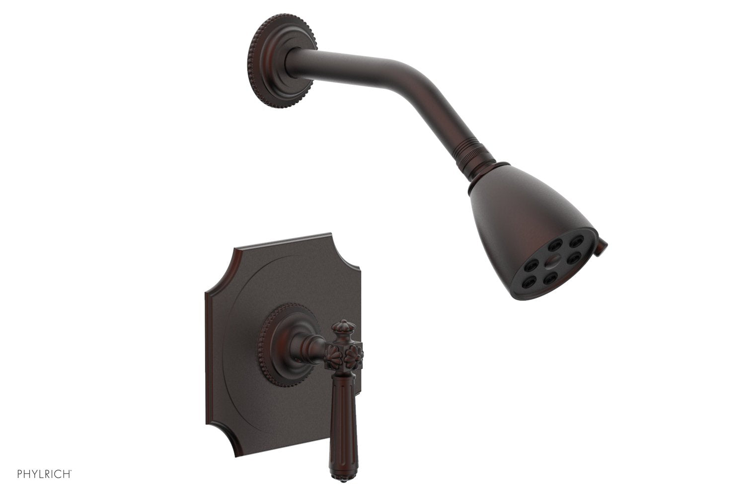 5" - Weathered Copper - MARVELLE Pressure Balance Shower Set - Lever Handle 162-22 by Phylrich - New York Hardware
