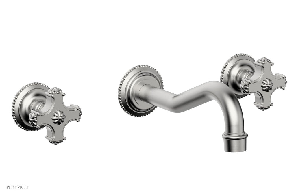 1-1/8" - Satin Chrome - MARVELLE Wall Tub Set - Blade Handles 162-56 by Phylrich - New York Hardware
