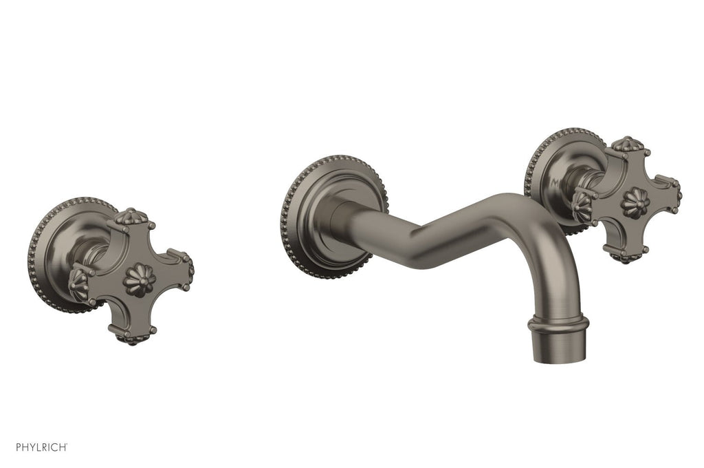 1-1/8" - Pewter - MARVELLE Wall Tub Set - Blade Handles 162-56 by Phylrich - New York Hardware