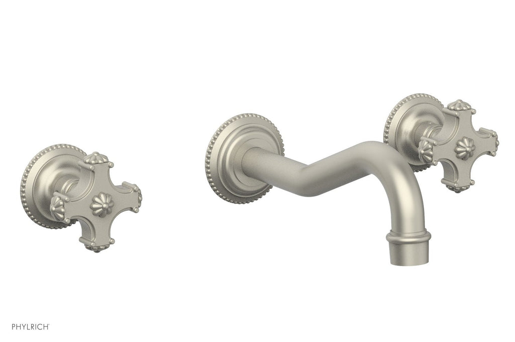 1-1/8" - Burnished Nickel - MARVELLE Wall Tub Set - Blade Handles 162-56 by Phylrich - New York Hardware