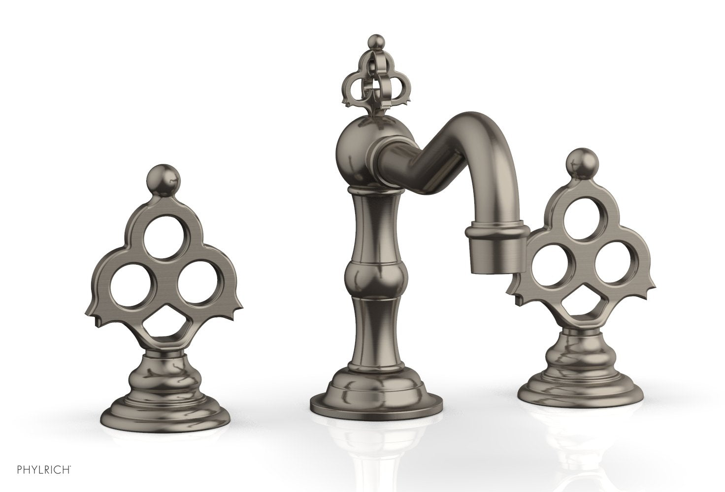 6-7/8" - Pewter - MAISON Widespread Faucet 164-01 by Phylrich - New York Hardware