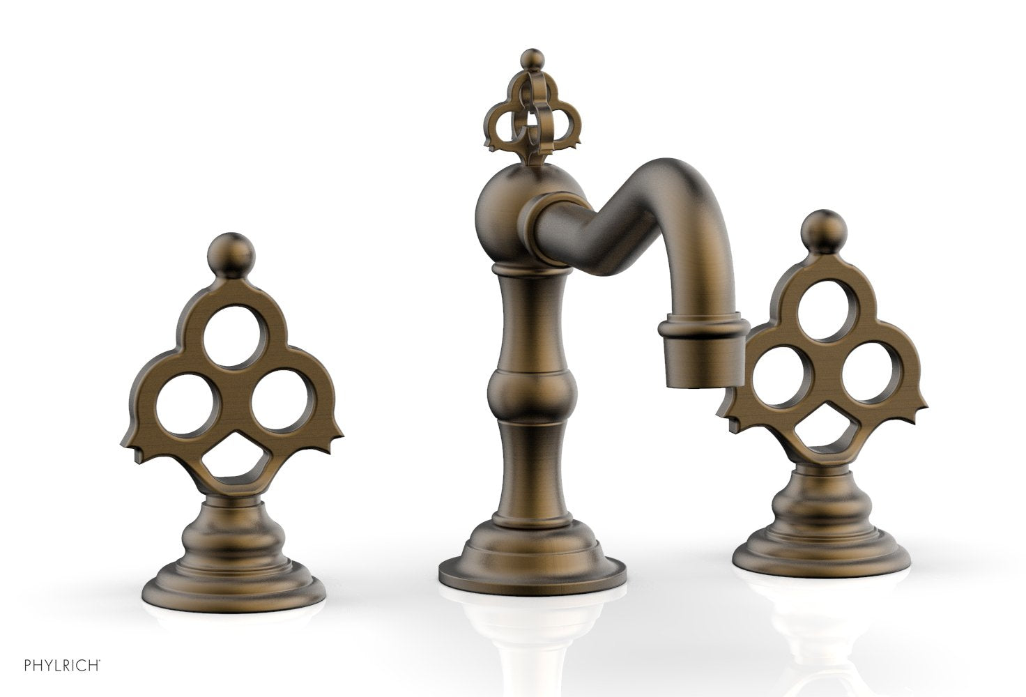 6-7/8" - Old English Brass - MAISON Widespread Faucet 164-01 by Phylrich - New York Hardware