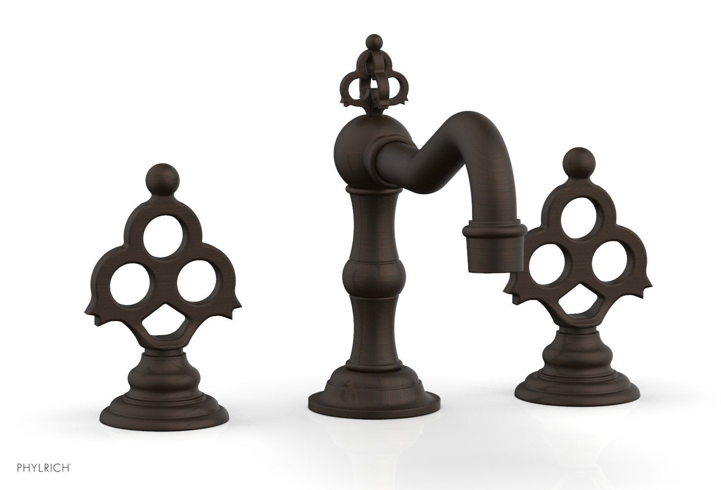 6-7/8" - Antique Bronze - MAISON Widespread Faucet 164-01 by Phylrich - New York Hardware