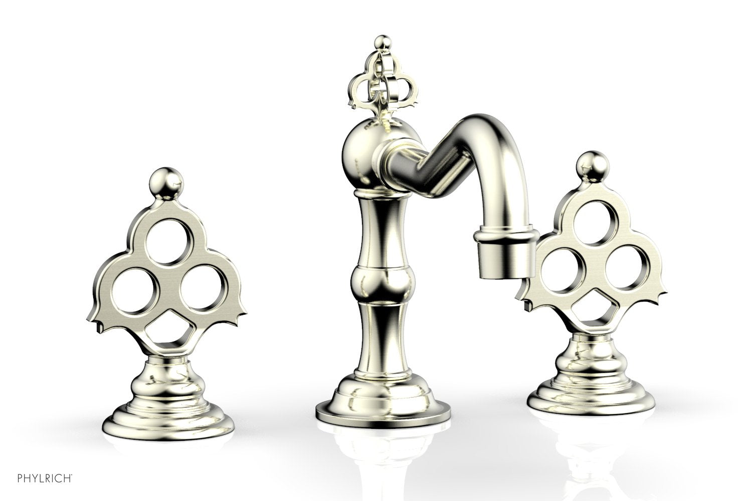 6-7/8" - Satin Nickel - MAISON Widespread Faucet 164-01 by Phylrich - New York Hardware