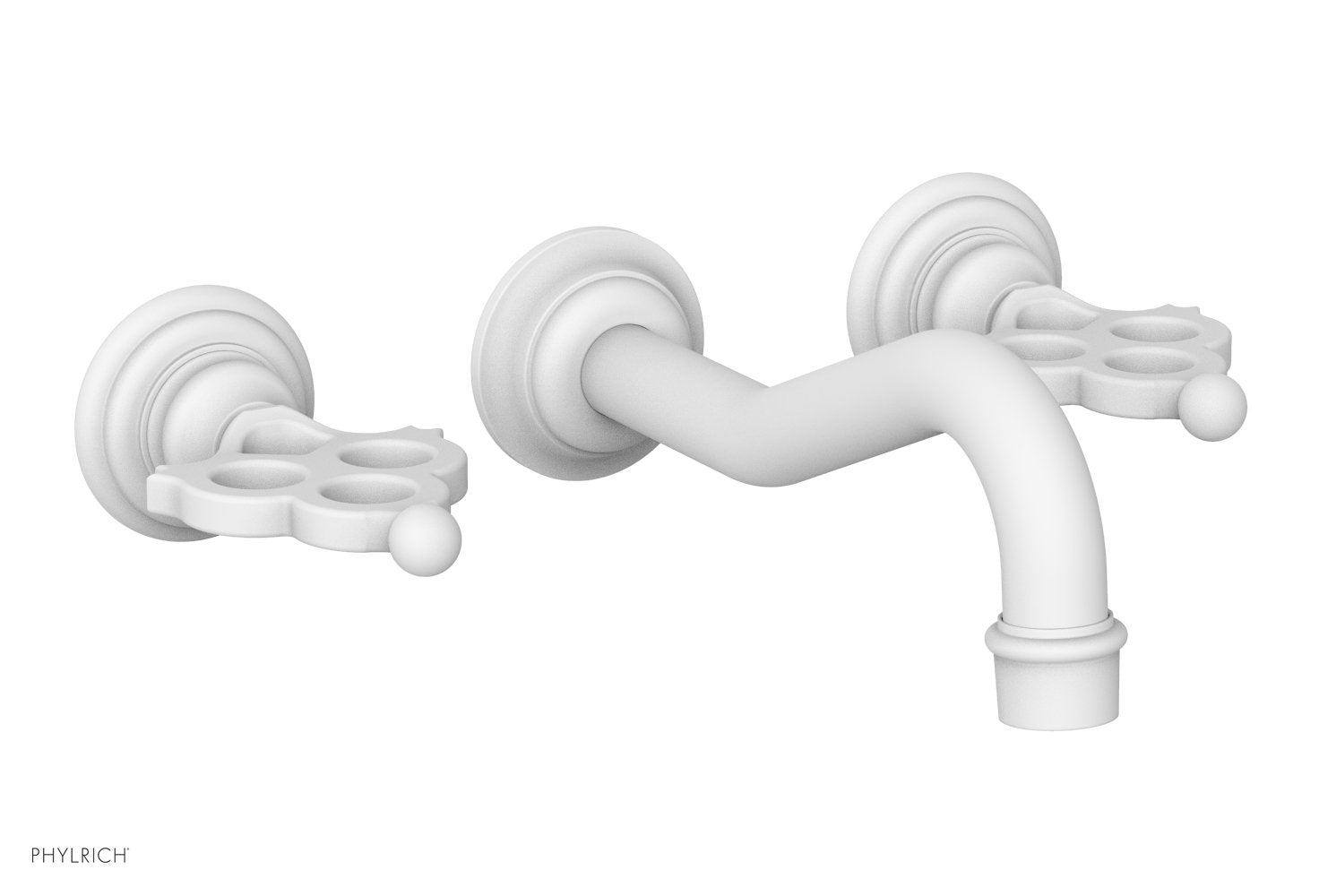 1-1/8" - Satin White - MAISON Wall Lavatory Set 164-11 by Phylrich - New York Hardware