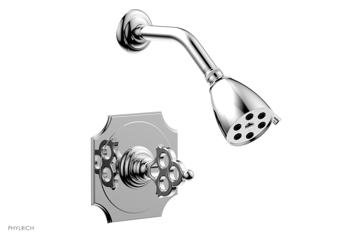 5" - Satin Brass - MAISON Pressure Balance Shower Set 164-21 by Phylrich - New York Hardware
