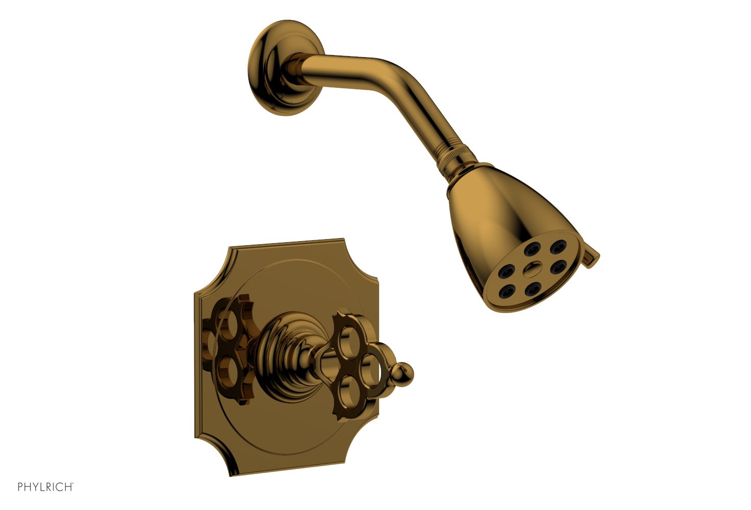 5" - Polished Gold - MAISON Pressure Balance Shower Set 164-21 by Phylrich - New York Hardware