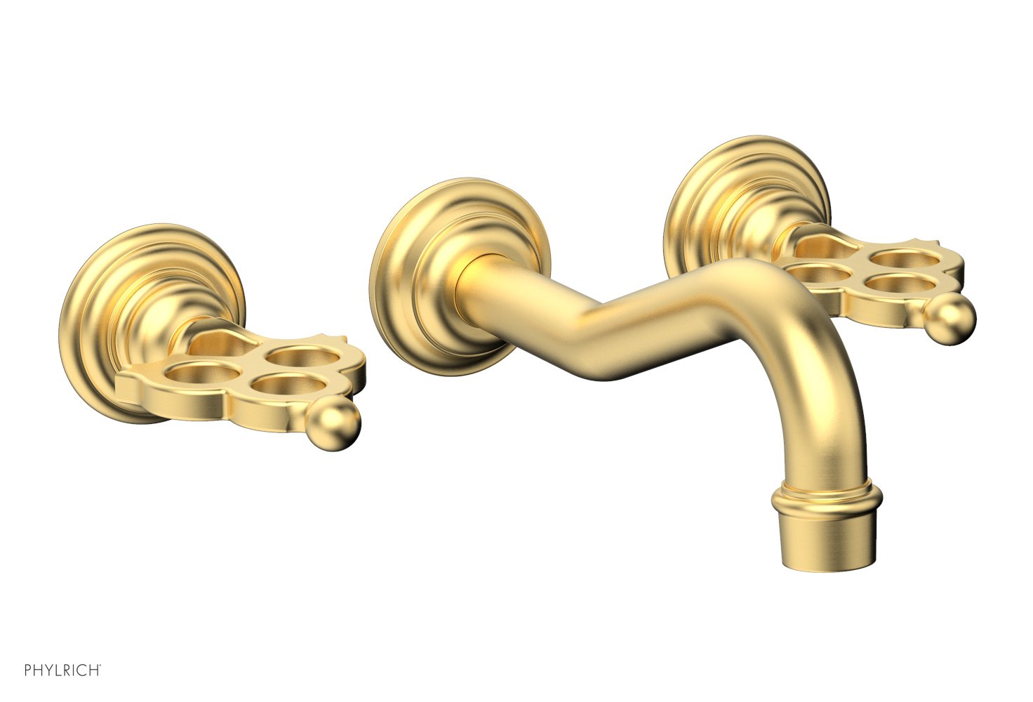 1-1/8" - Satin Chrome - MAISON Wall Tub Set 164-56 by Phylrich - New York Hardware