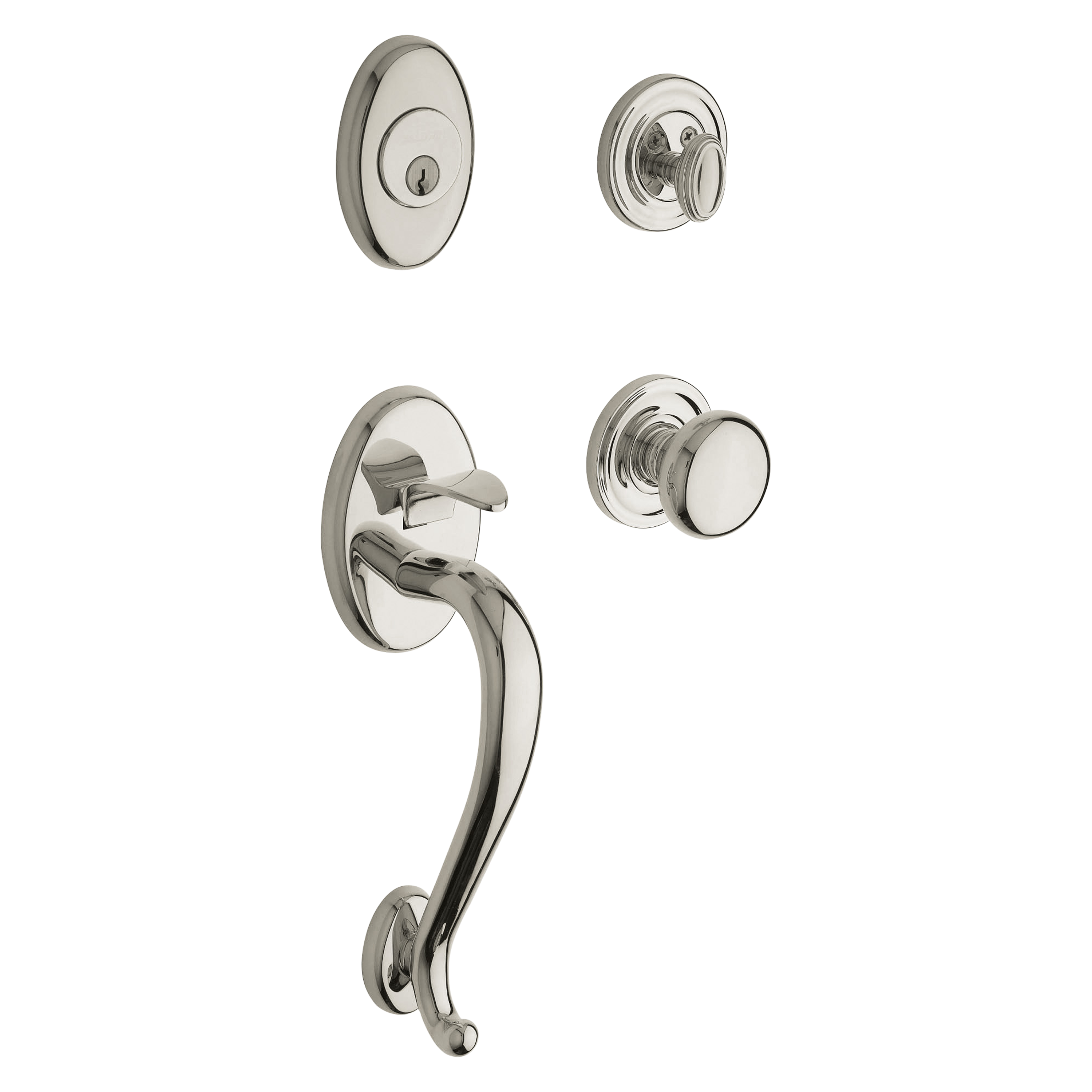 Baldwin Logan Sectional Trim with 5015 Classic Knob