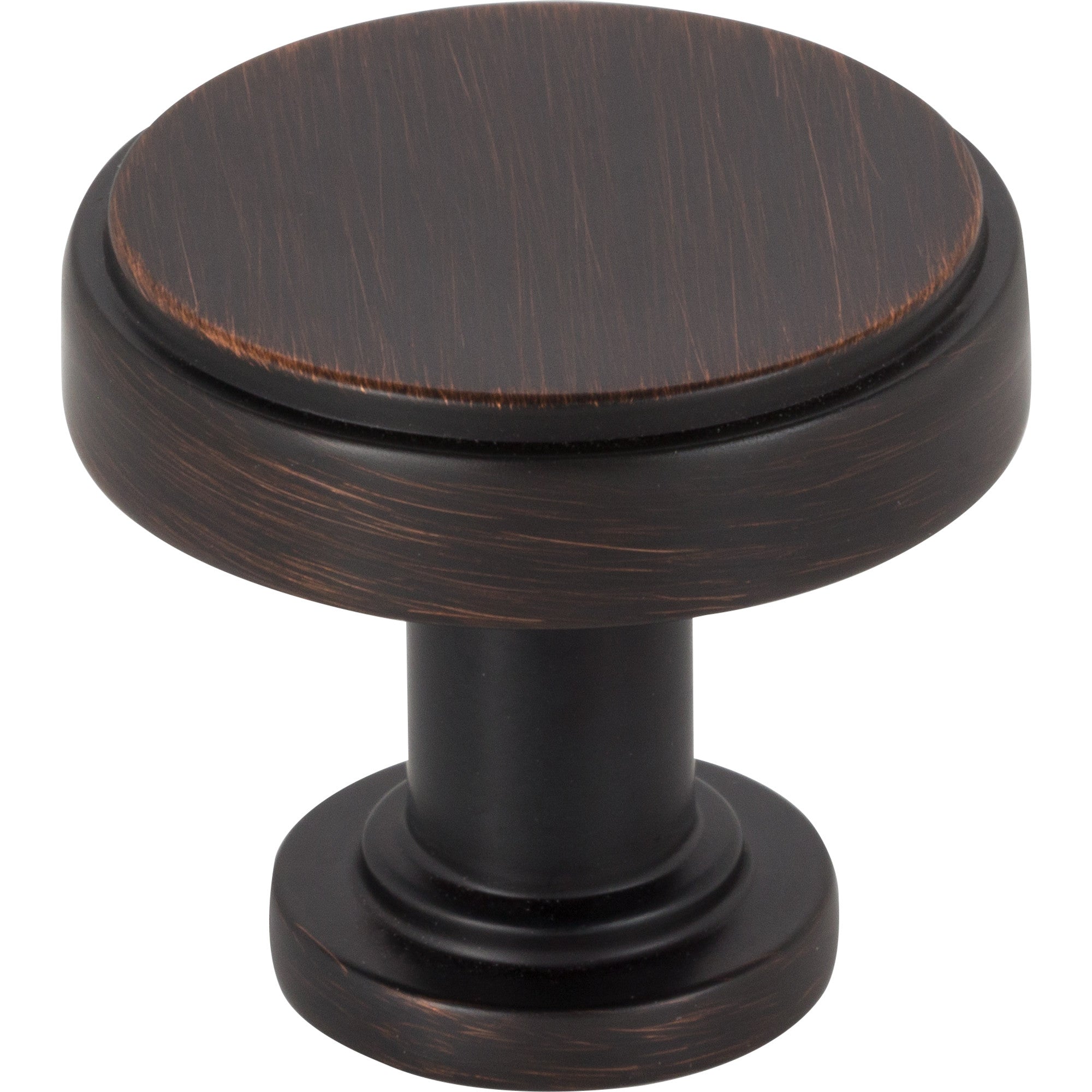 Jeffrey Alexander Richard Cabinet Knob Brushed Pewter / 1-1/4"