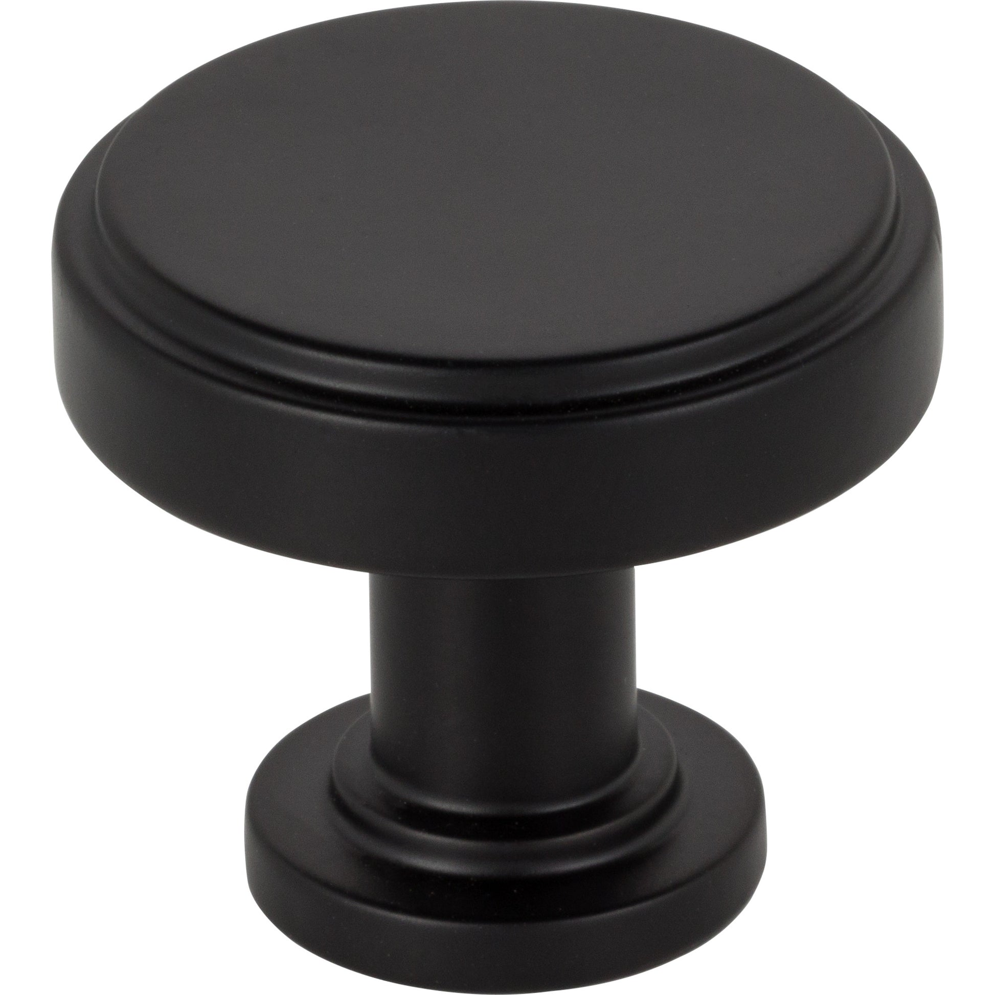 Jeffrey Alexander Richard Cabinet Knob Matte Black / 1-1/4"