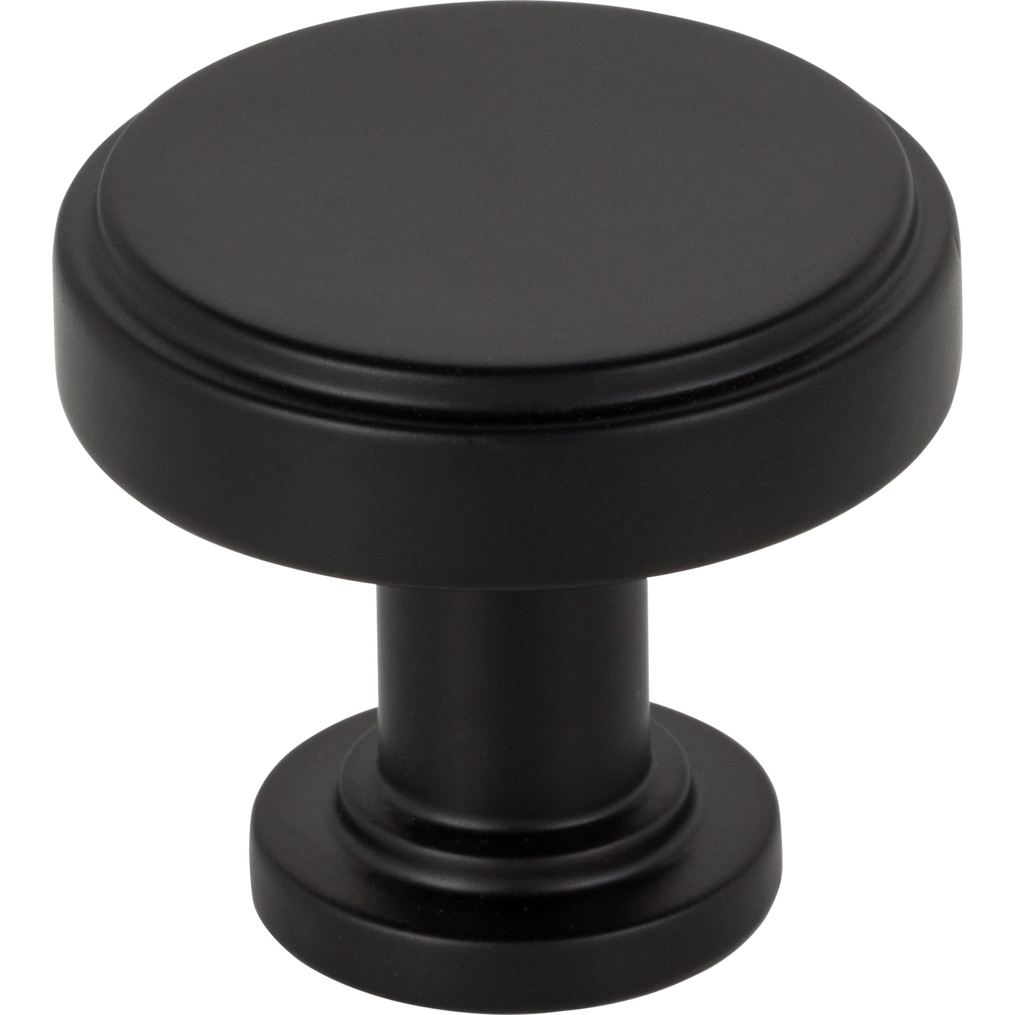 Jeffrey Alexander Richard Cabinet Knob Matte Black / 1-1/4"