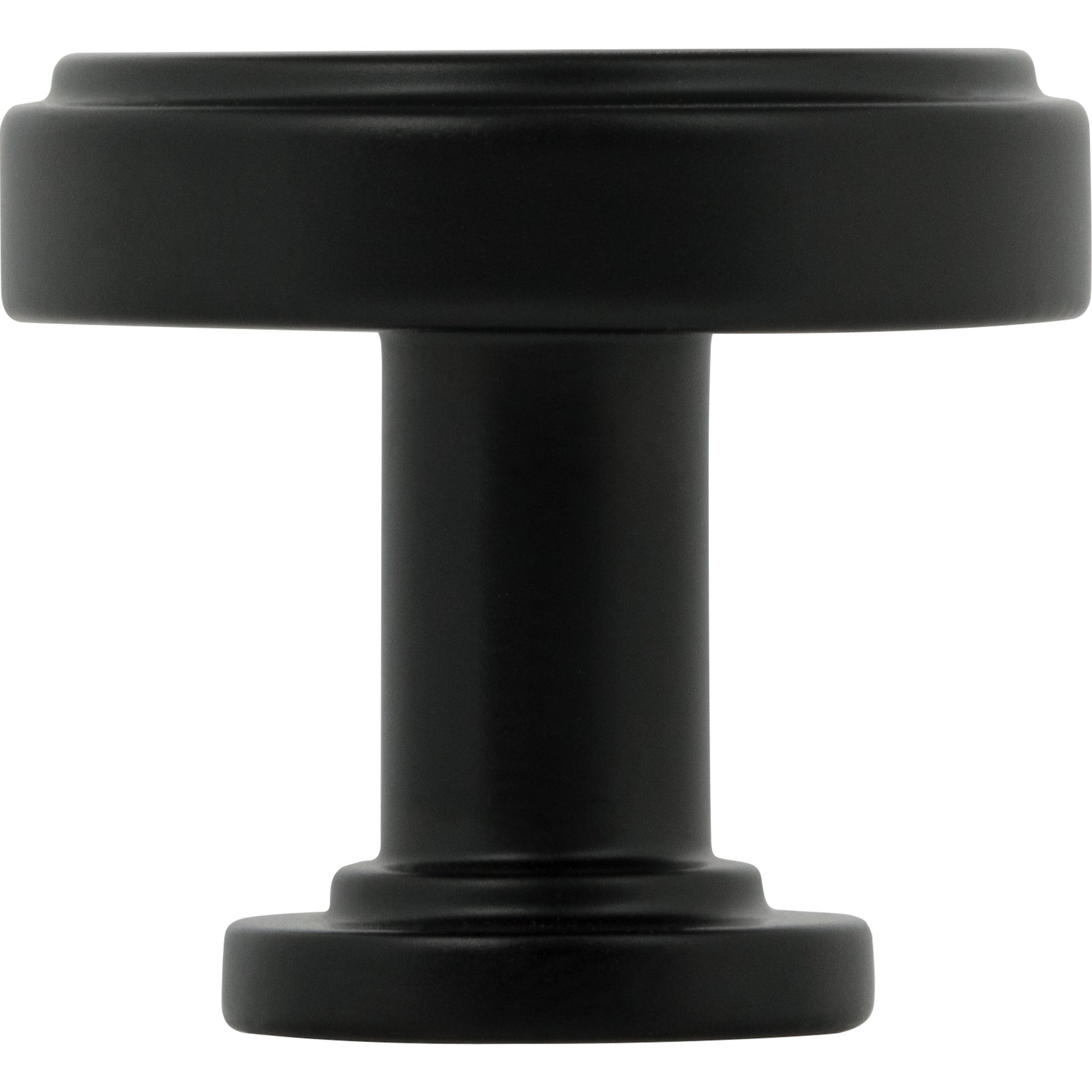 Jeffrey Alexander Richard Cabinet Knob Matte Black / 1-1/4"